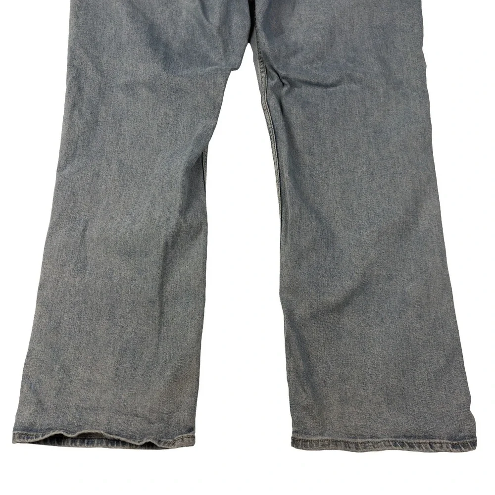 Signature by Levis Mens Jeans Relaxed Straight Size‎ 42x30 Light Wash Stretch